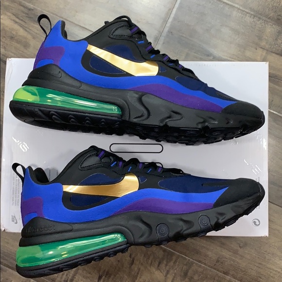 NIKE AIR MAX 270 REACT black/university gold - Picture 13 of 16